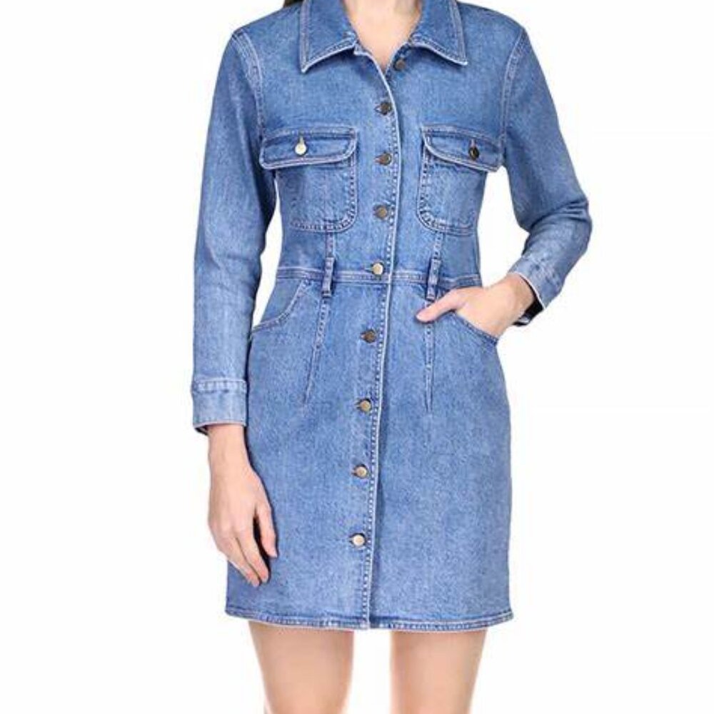 NWT DL1961 Esme Denim Shirt Dress Color: Blue | Size: XS Original $259